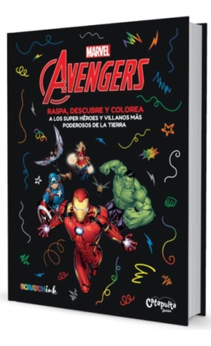 Raspa, Descubre Y Colorea - Marvel Avengers - Scratchink