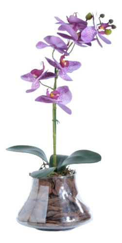 Arranjo De Orquídea Artificial Lilás Dani