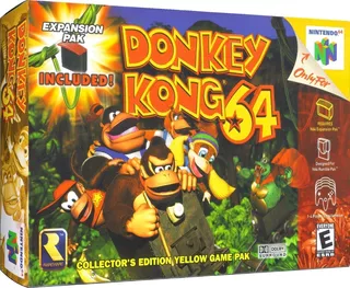 Donkey Kong 64 Físico En Caja Con Manual Nintendo 64