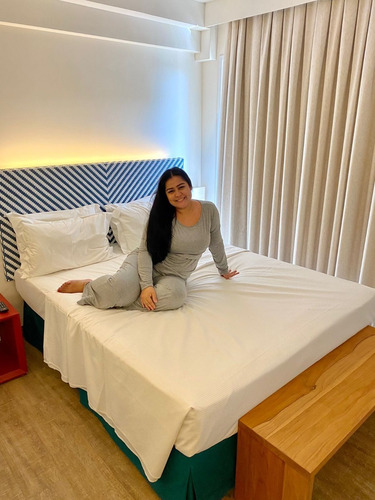 Imagem 2 de 6 de Pijama Inverno Malha Amamentação E Gestação