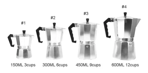 IGKE Cafetera eléctrica, cafetera eléctrica de 6 tazas de café expreso,  estufa de aleación de aluminio desmontable, cafetera de café moca para  hacer