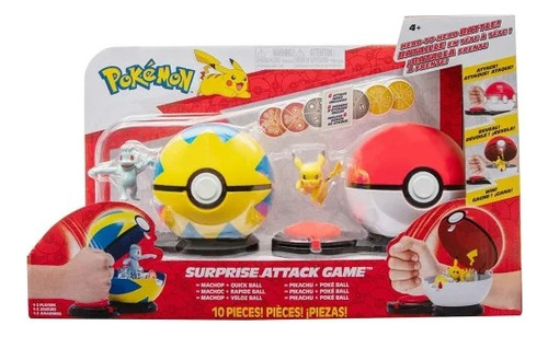 Pokemon: Surprise Attack Game - Machop Vs. Pikachu