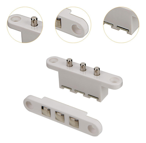 Conector De Corriente De Contactos De Taqué De 3 Terminales