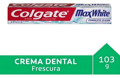 Colgate Gel Max White Crystal Mint 102g