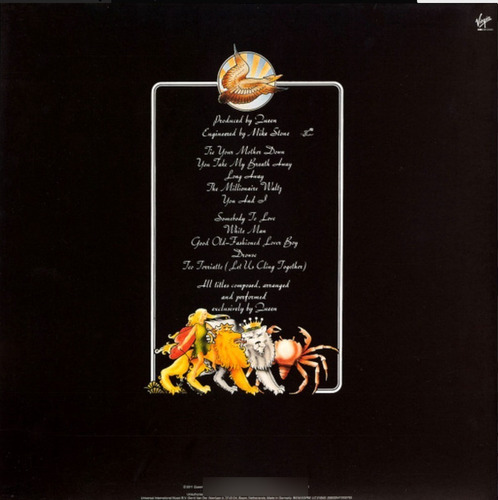 Queen A Day At The Races Vinilo Nuevo Lp