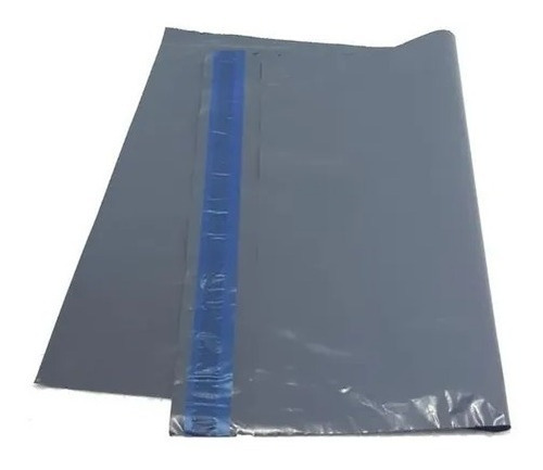 Imagem 2 de 4 de Envelope Cinza Segurança Saco Embalagem 40x40 40 X 40 100un