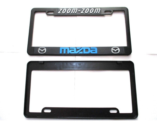  Portaplacas Mazda 2 3 6 Cx Mx 5 Letras Azules 2 Pz Envío G 