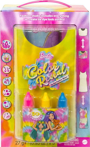 Barbie Color Reveal Diseñador Prendas Desteñidas Maker