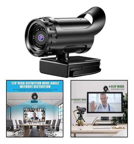 En Directo/live Webcam 120 ° Macho Y Usb 3840x2160 4k