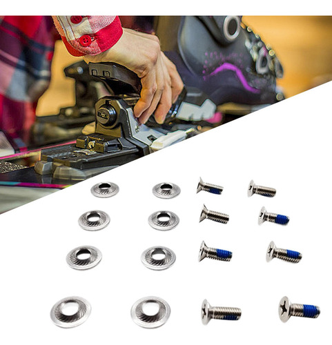 8x Conjunto De Parafusos De Fixação Para Snowboard