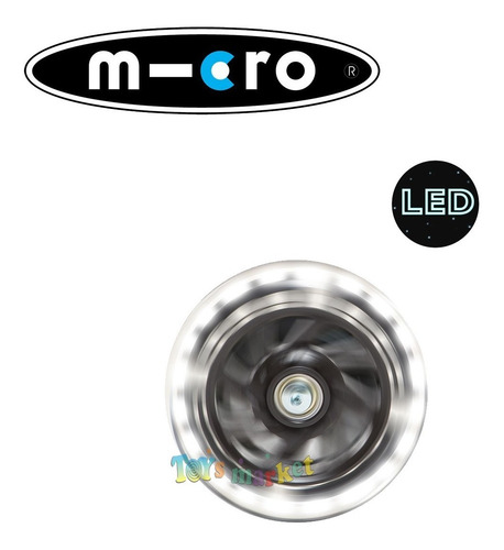 Imagen 7 de 9 de Monopatin Suizo Micro Mini Con Luces Led De 3 Ruedas