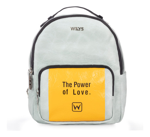 Mini Backpack The Power Of Love Azul Wilys Mochila