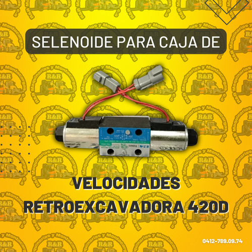 Selenoide Para Caja De Velocidades Retroexcavadora 420d