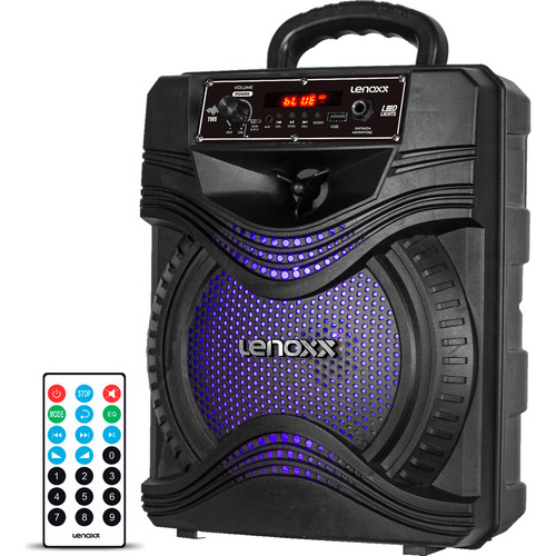 Caixa De Som Com Led Bluetooth Portátil Amplificada 120w