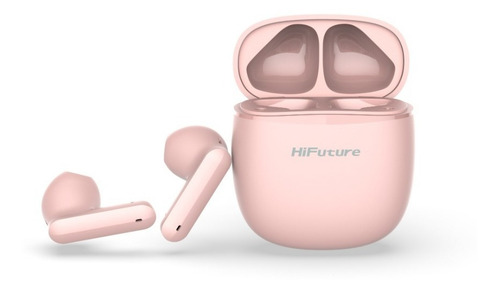 Auriculares in-ear inalámbricos HiFuture ColorBuds Soft Bass Sound Rosa Con Micrófonos