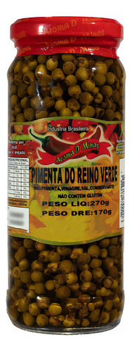 Pimenta Do Reino Verde Em Conserva 270g - 1 Unidade