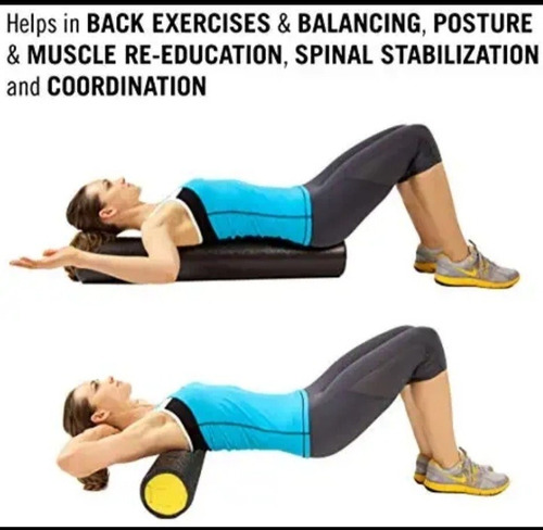 Imagen 4 de 8 de Rollo Para Masajes Everlast 24 Pulgadas Foam Roller Rodillo