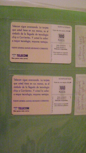 Tarjeta Telefoni Coleccion Telecom Provincia Corrientes Us 2 (Usado)