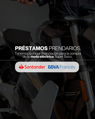 Moto Eléctrica Super Soco Tc Wanderer Concesionario Oficial