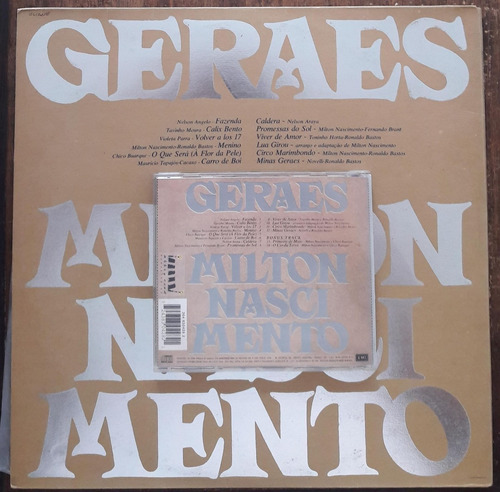 Imagem 1 de 4 de 2x Lp Vinil (nm) S/enc + Cd (nm) Milton Nascimento Geraes
