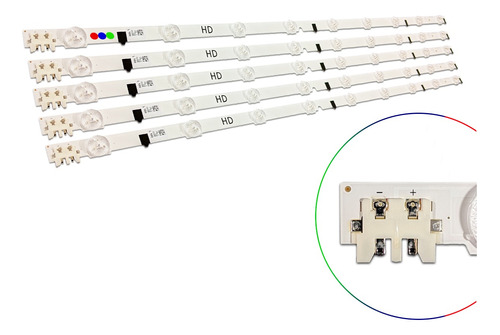 Leds Samsung Un32f4000 Un32f5000 Un32f4000 - Alum, Promo*