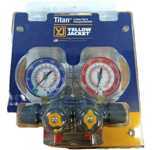 Manómetros Refrigeracion Yellow Jacket Titan R22,404a,410a
