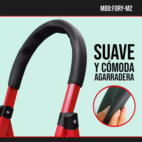 Escalera Plegable Multiuso 2 Peldaños Resistente Y Compacta