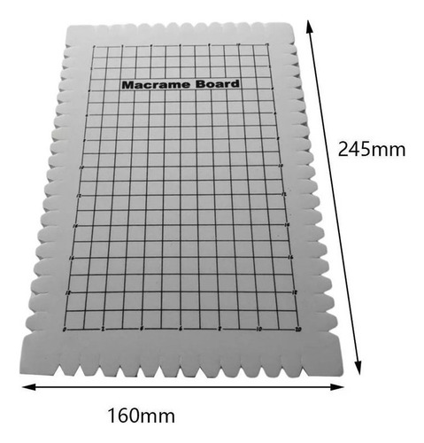 A Tablero Grande De Espuma De Macramé For Trenzar