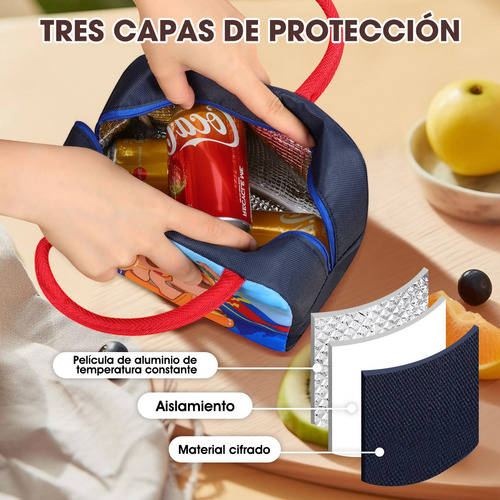 Pack 10 Loncheras Térmicas Capibara - Mayoreo Diseños Mixtos