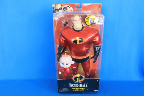 Mr Incredible & Jack Jack Increibles Disney 10 Pulgadas