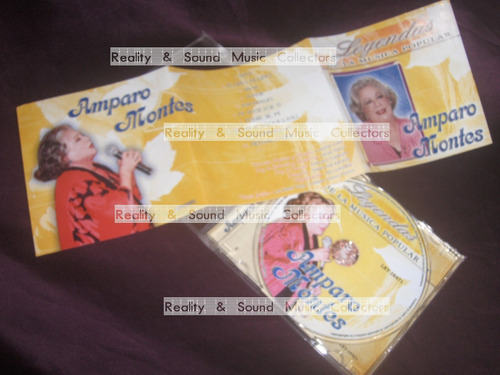 Amparo Montes Leyendas De La Musica Popular Cd 2006 (Usado)