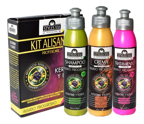 Kit Alisante Con Keratina Libre De - Un - mL a $172