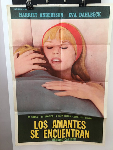 Afiche De Cine Original - Los Amantes Se Encuentran