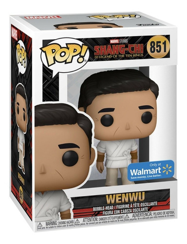 Funko Pop! Shang-chi Wenwu Marvel #851 Exclusivo Walmart
