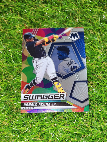 Cv Ronald Acuña 2022 Panini Mosaic Chrome Swagger 