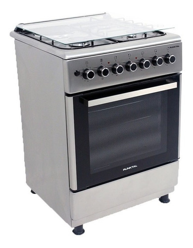 Imagen 1 de 3 de Cocina Punktal Turca PK-1050 ETK a gas/eléctrica 4 hornallas inox 220V - 240V puerta con visor 70L