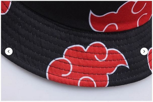 Imagen 2 de 4 de Sombrero Akatsuki Serie Naruto Gorra Negra