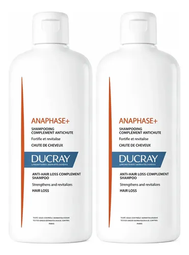 Shampoo Ducray Anaphase+ Anti Caída Cabello 400ml-2 Pcs