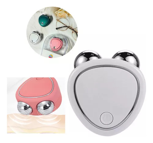 Dispositivo de estiramiento facial USB con microcorriente, color T rosa