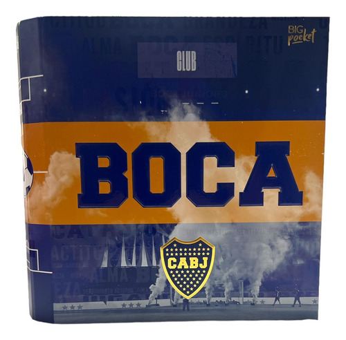 Carpeta Boca Juniors Numero 3 Futbol Argentino + Actitud Lo+