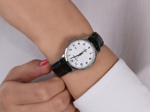 Citizen White Dial Ladies Dress Eu6090-03a ........ Dcmstore Correa Plateado Bisel Plateado Fondo Gris oscuro