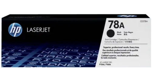 Toner 78a Black Laserjet Original Hp