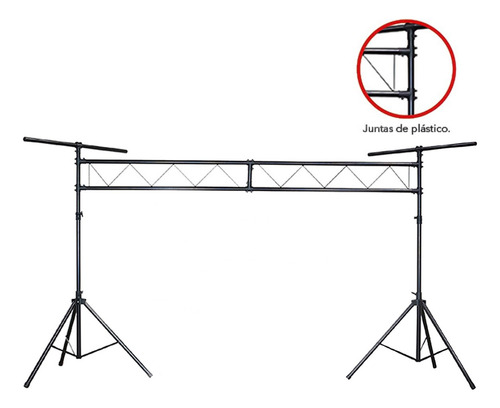 Soporte Para Luces Dj Porteria Stand 80kg - Ms-250 Romms