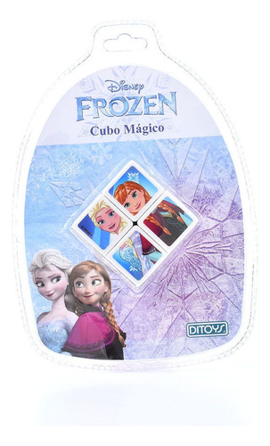 Cubo Magico Frozen 2 X 2 Full Color De La Estructura Blanco