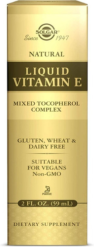 Vitamina E Liquida 59 Ml Solgar