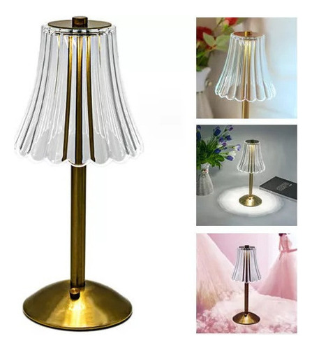 Lámpara De Mesa Toque Cristal Lámpara De Mesa Con Lámpara To
