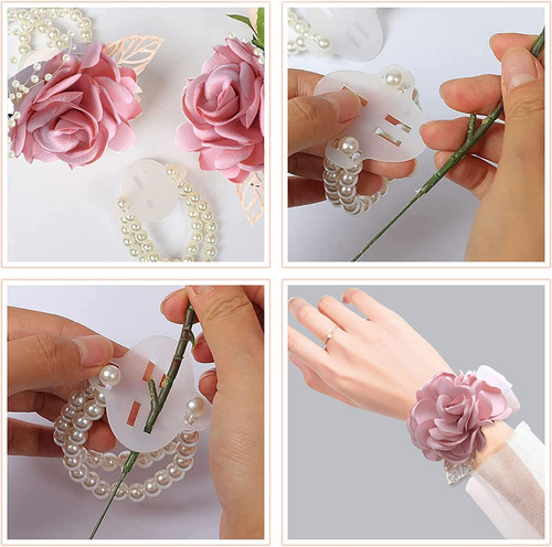 Hionxmga Corsage Wnistlet Wand 4pcs Bandas De Pulseras De De
