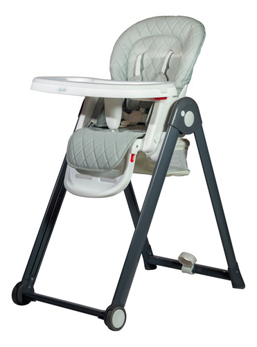 Silla De Comer Reclinable, Alturas Y Ruedas Duck Dana Gris Dana Gris