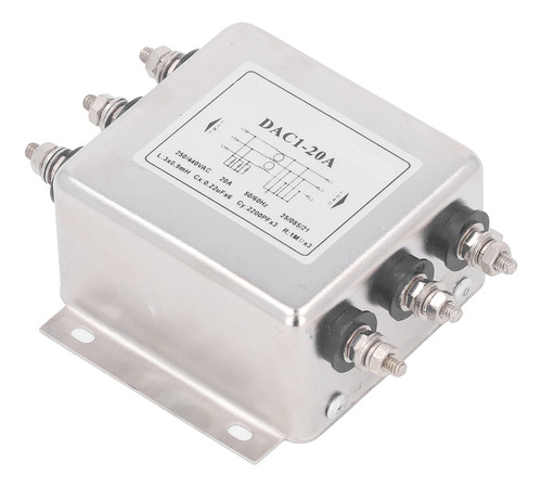 Filtro De Potencia De Ruido Emi Trifásico De 3 Hilos, Antiin