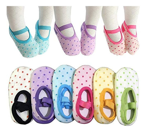 Calcetines Antideslizantes Para Niña, Para Regalo De Bebé